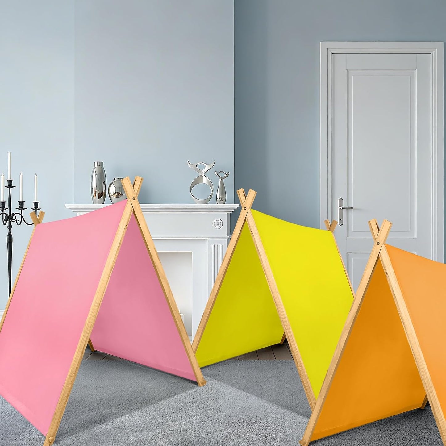 Wesnoy Paquete de 6 Carpas Tipi a Granel, Carpas de Juego para Pija...