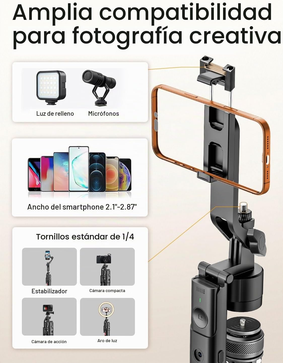 USKEYVISION Kit de vlogging con control remoto, kit de inicio de Yo...