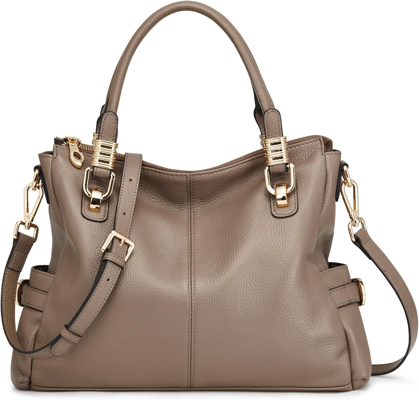Bolsos Kattee para mujer de piel genuina suave, tipo bandolera, con...