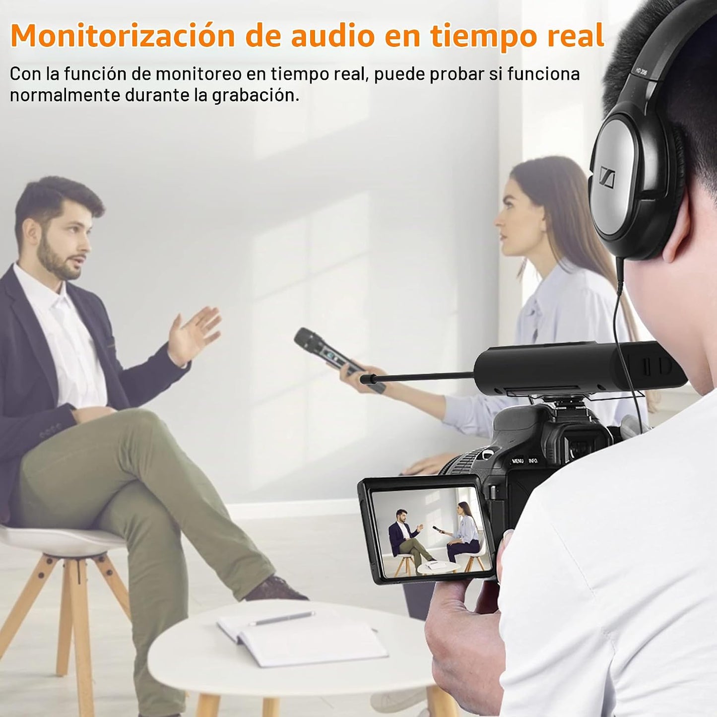 COMICA CVM-WM100 H UHF Sistema de Micrófono Inalámbrico Profesional...