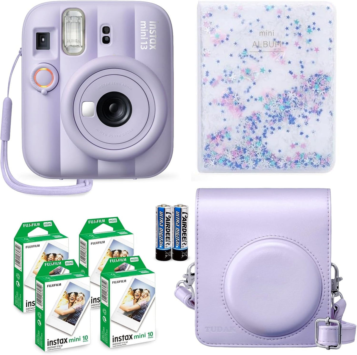Fujifilm Cámara instantánea Instax Mini 13 Dreamy Purple + Paquete...