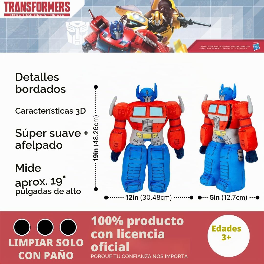 Franco Kids Transformer Optimus Bedding Almohada Súper Suave y Acog...