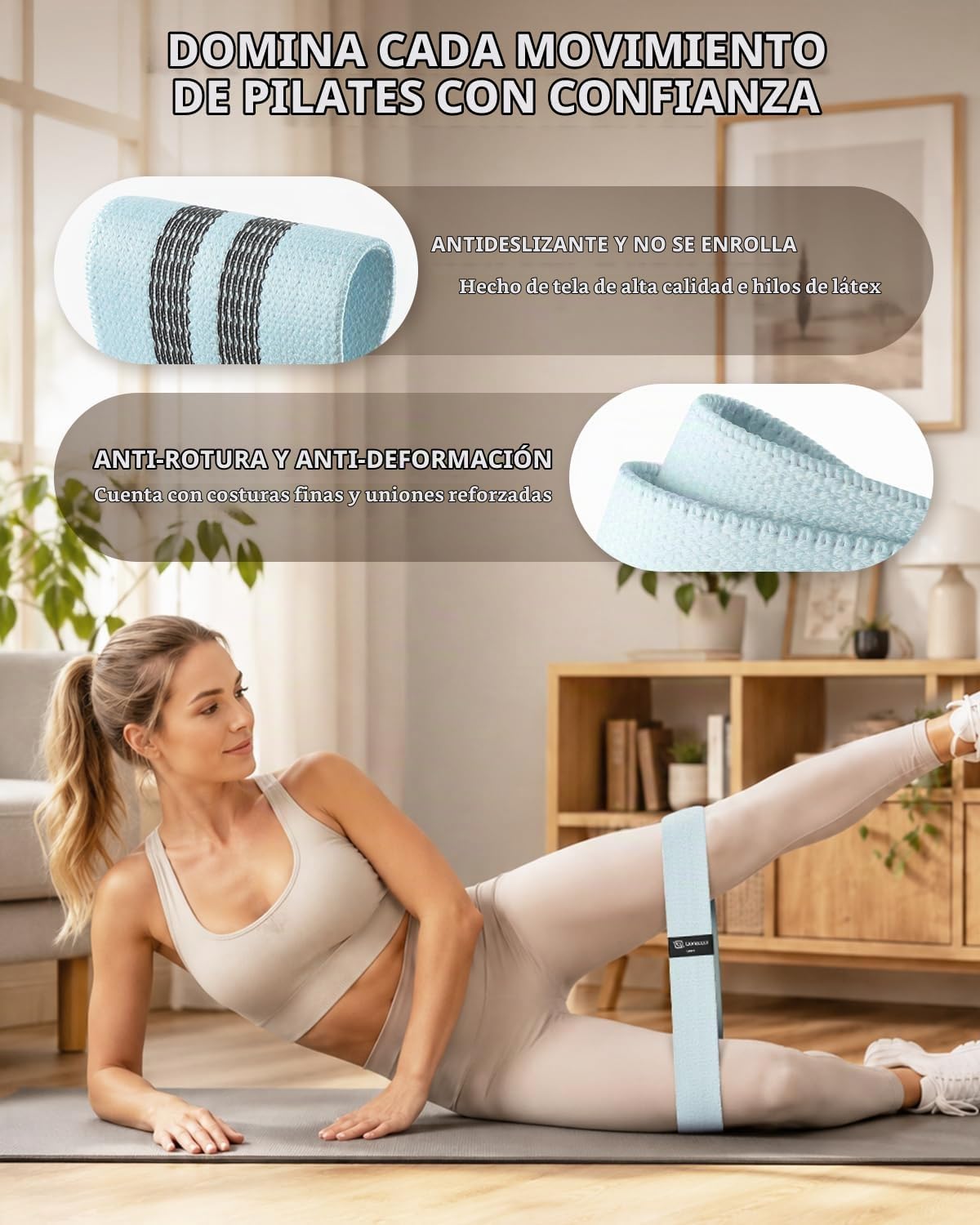 LIONSCOOL Juego de anillos de pilates círculo mágico de 14", mini p...