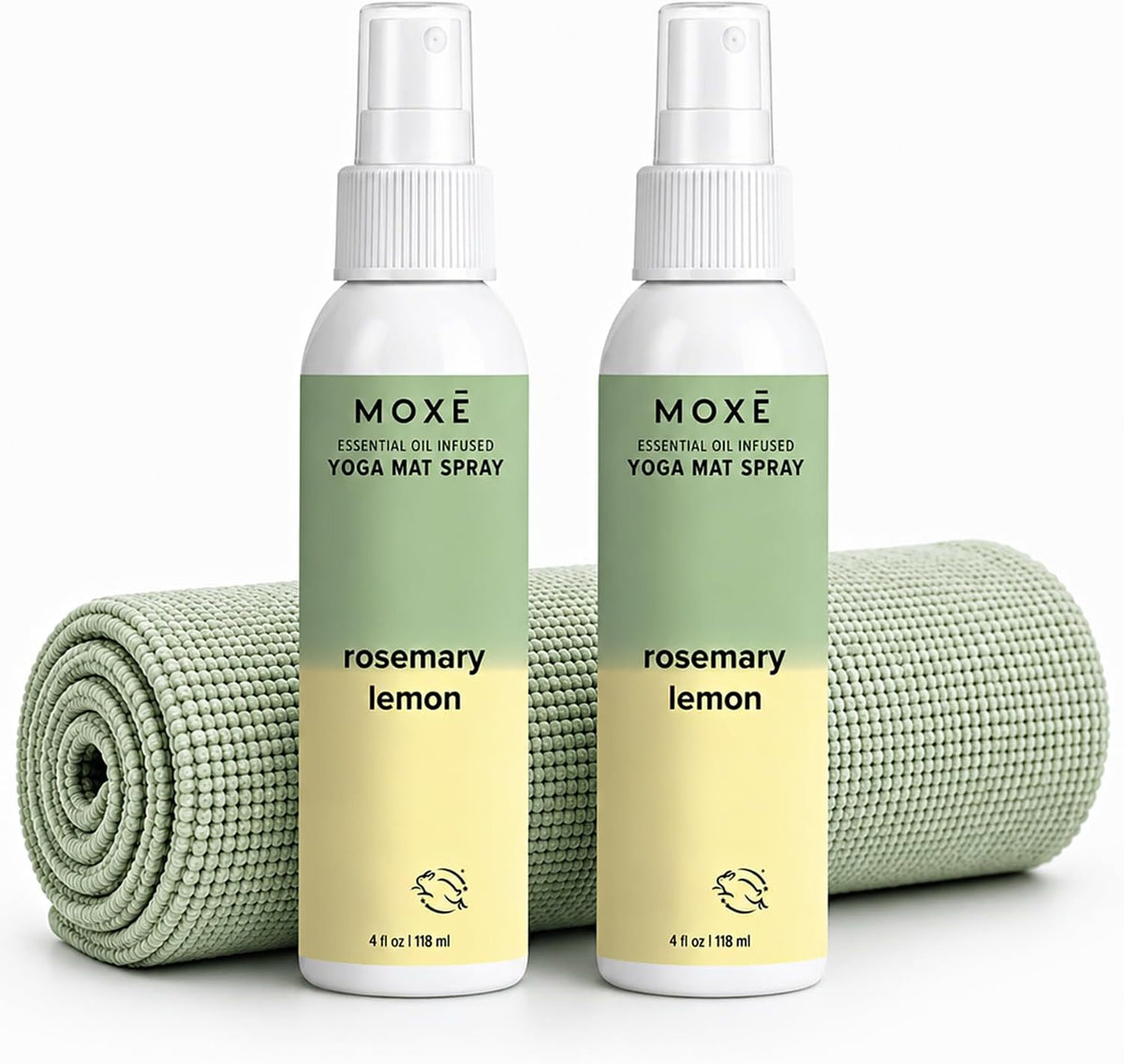 MOXE Spray limpiador de esterilla de yoga, aceite esencial de romer...
