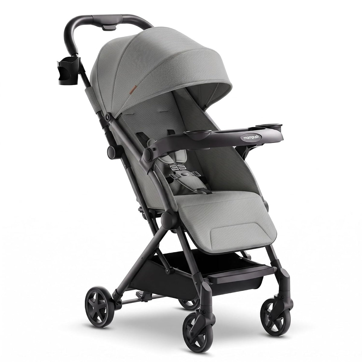 Mompush Lithe V2 Cochecito de Viaje Ligero, Cochecito de Bebé Compa...