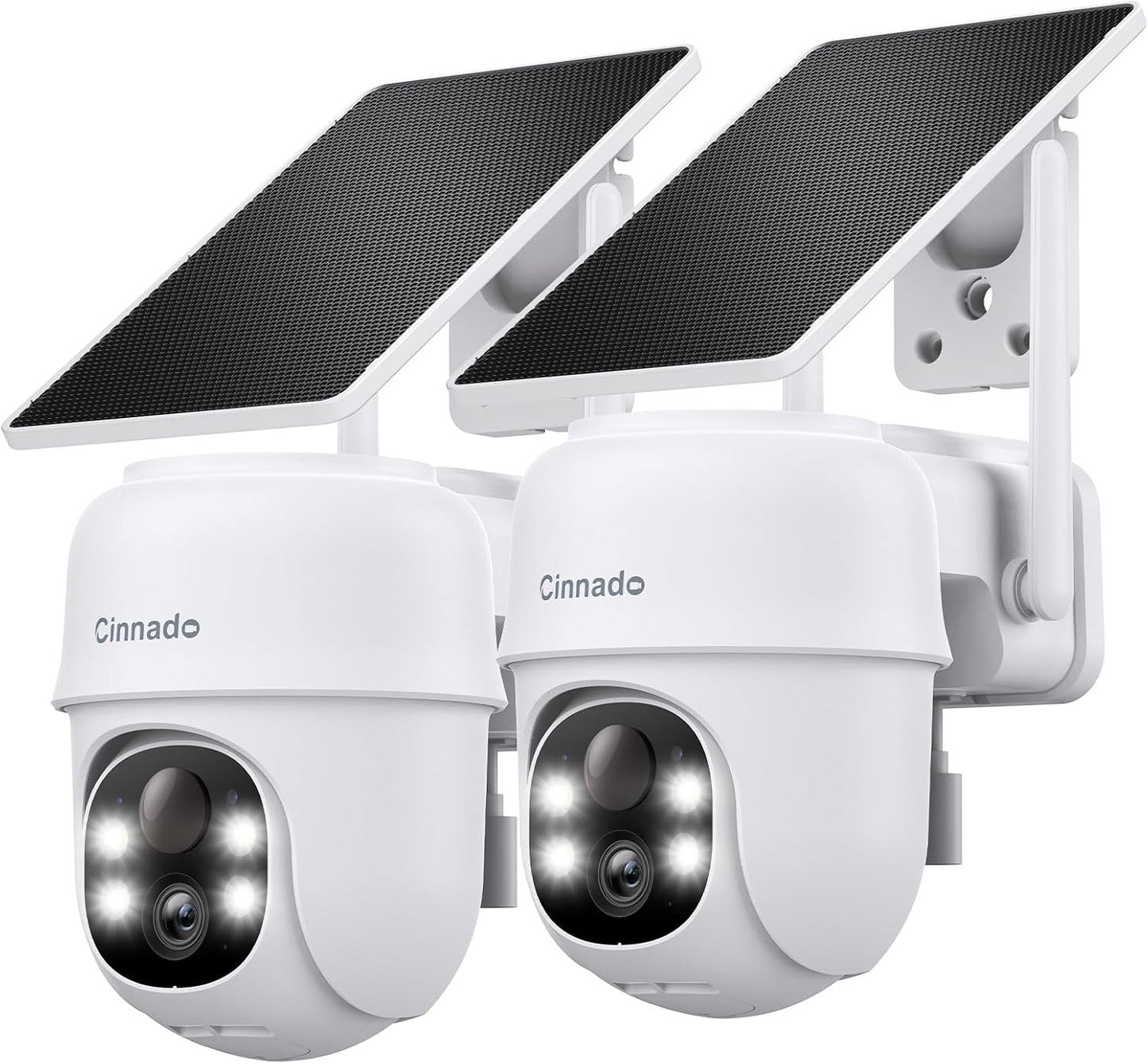 Cámaras 2K para seguridad en el hogar, cámara inalámbrica WiFi de 2...