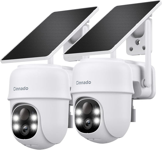 Cámaras 2K para seguridad en el hogar, cámara inalámbrica WiFi de 2...