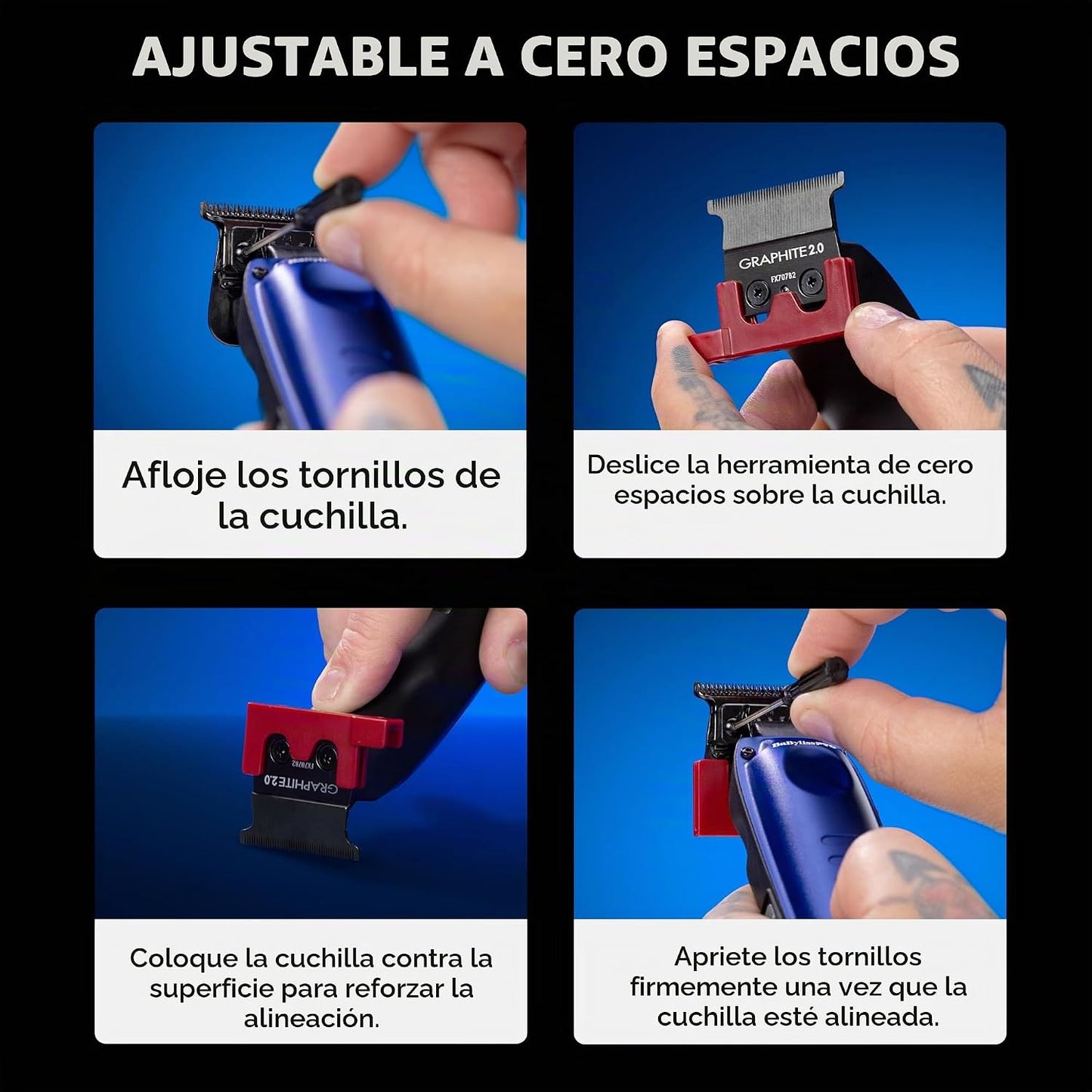 BaBylissPRO Recortadoras LO-PROFX compactas de alto rendimiento par...