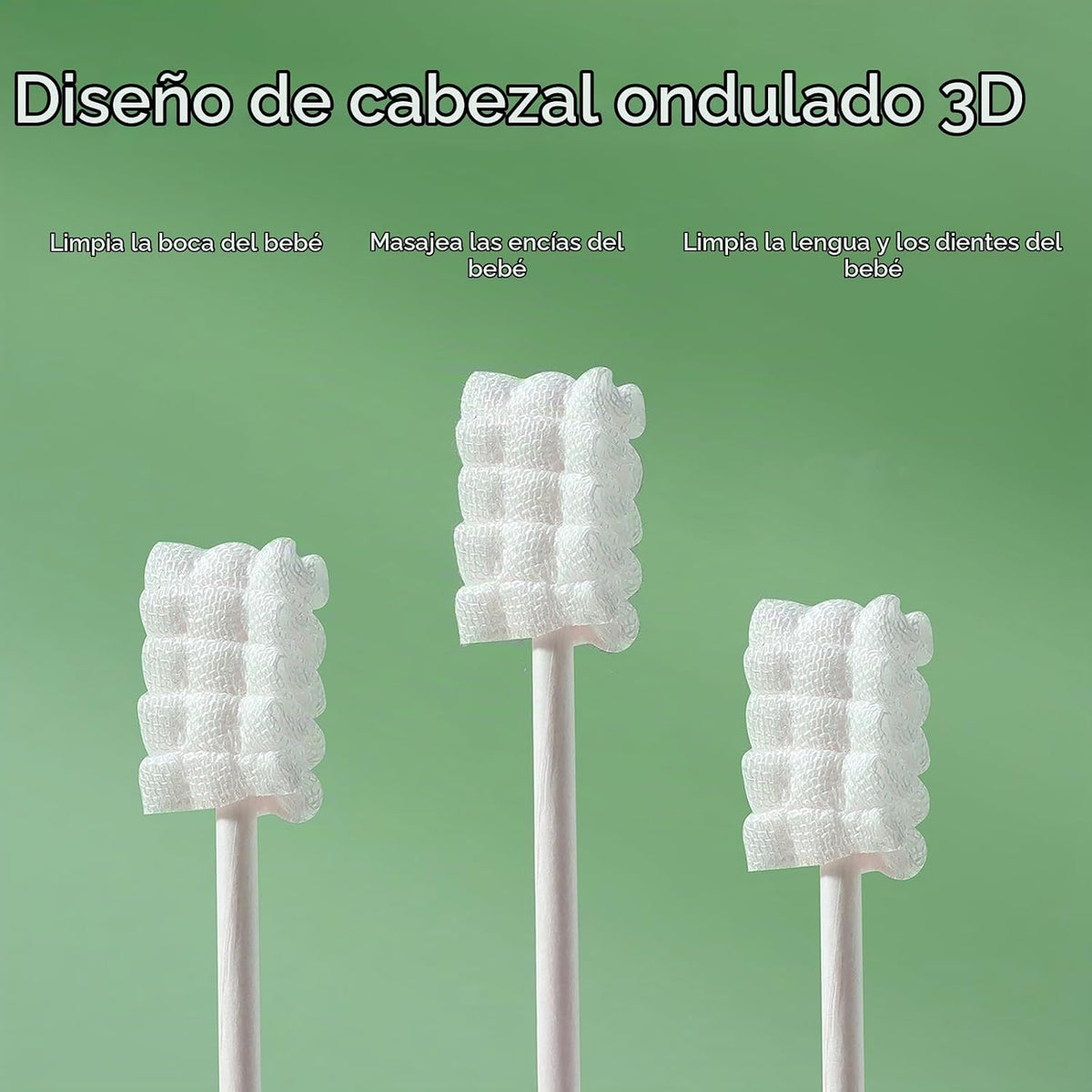 Mokoala Cepillo de dientes para bebé, Limpiador de lengua para reci...