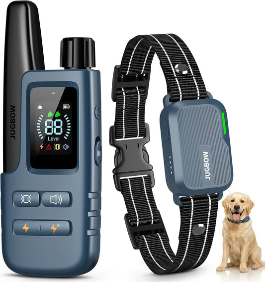 Jugbow Collar de choque para perro, collar de entrenamiento para pe...