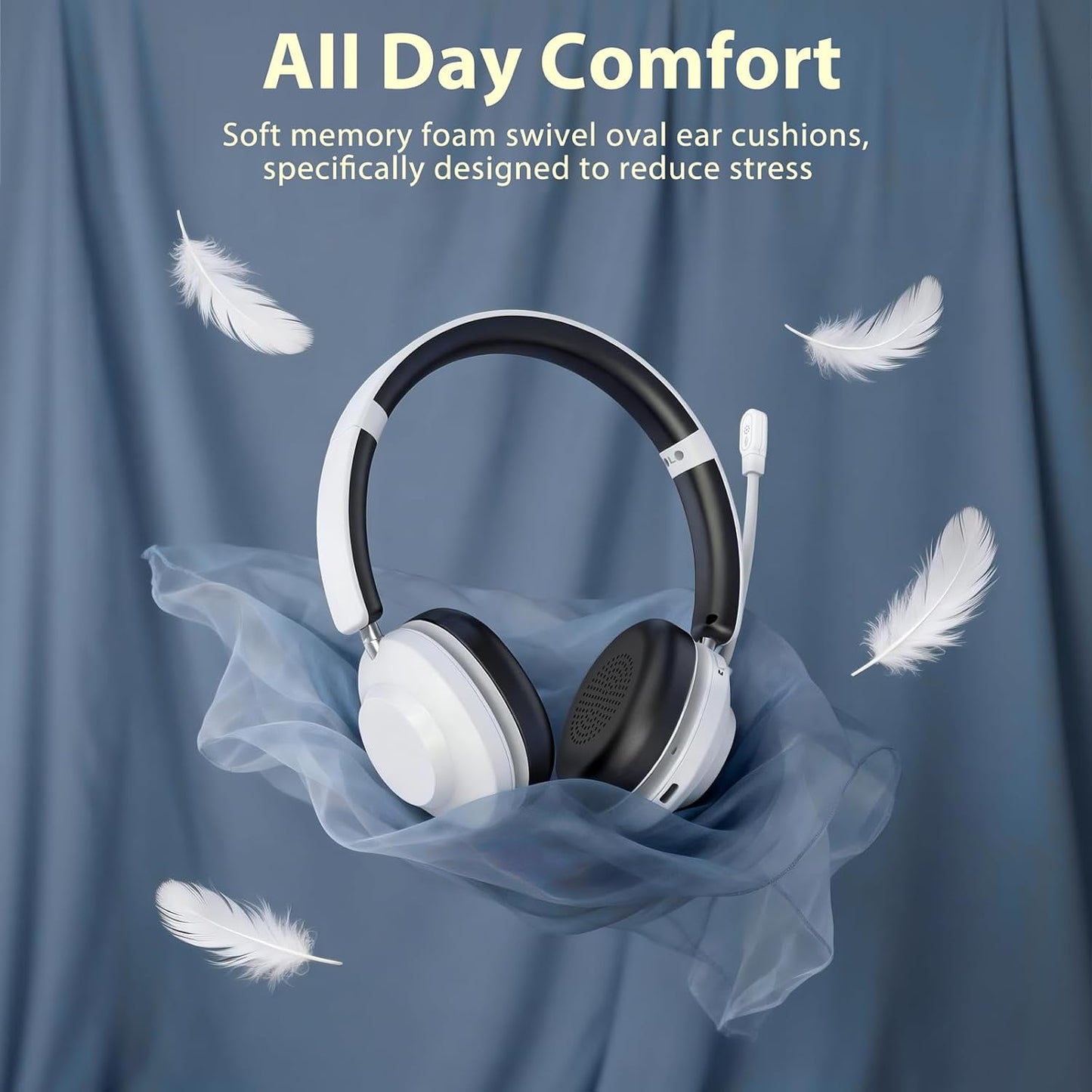 Auriculares inalámbricos con micrófono, auriculares Bluetooth con |...