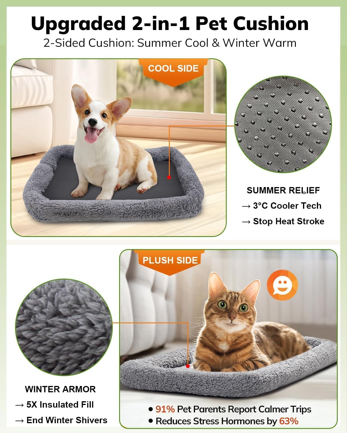 morpilot - Bolsa de transporte para mascotas, portátil, de tela ple...