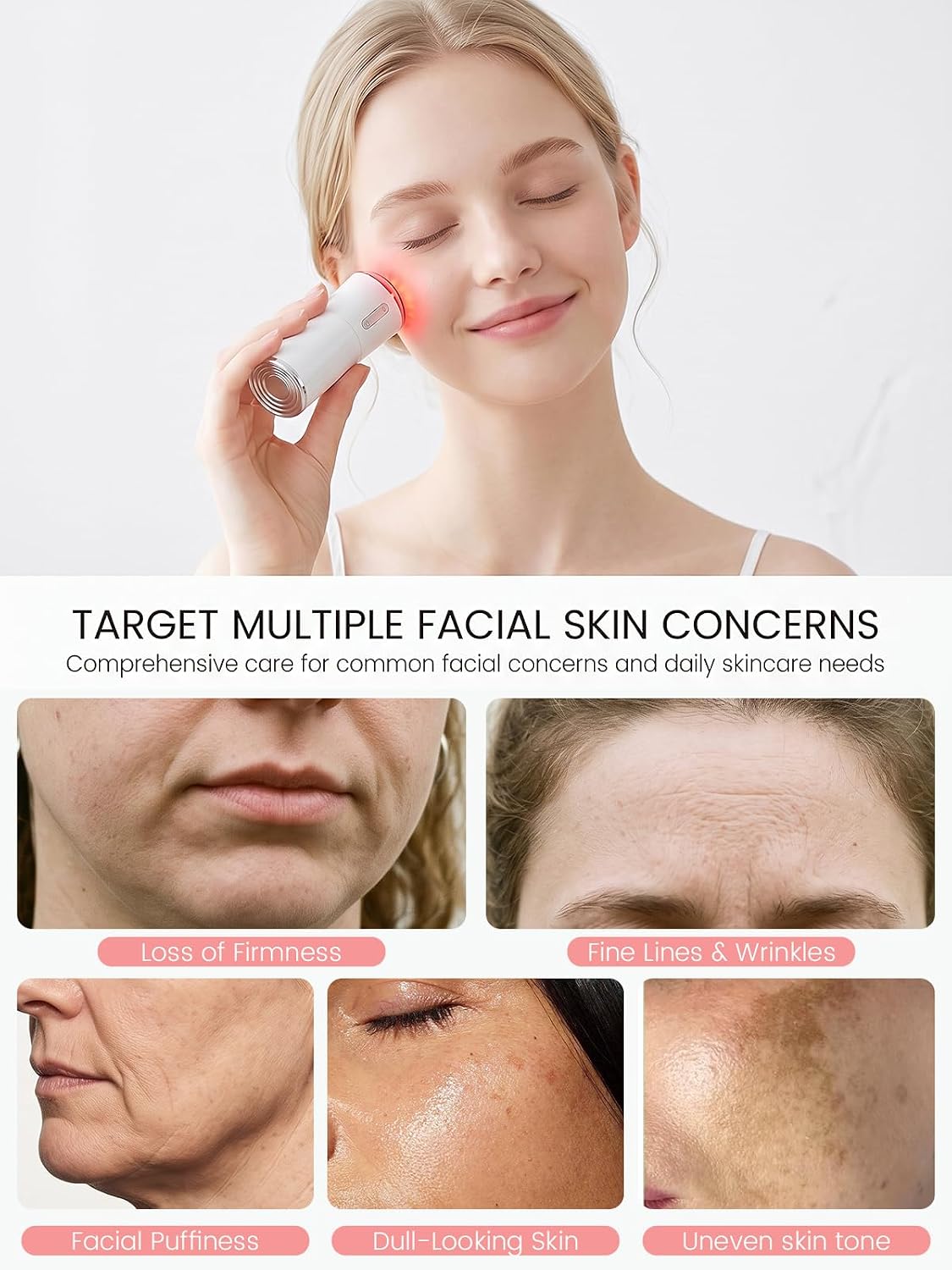 Masajeador facial al vacío 4 en 1 para lifting, esculpir y reafirma...