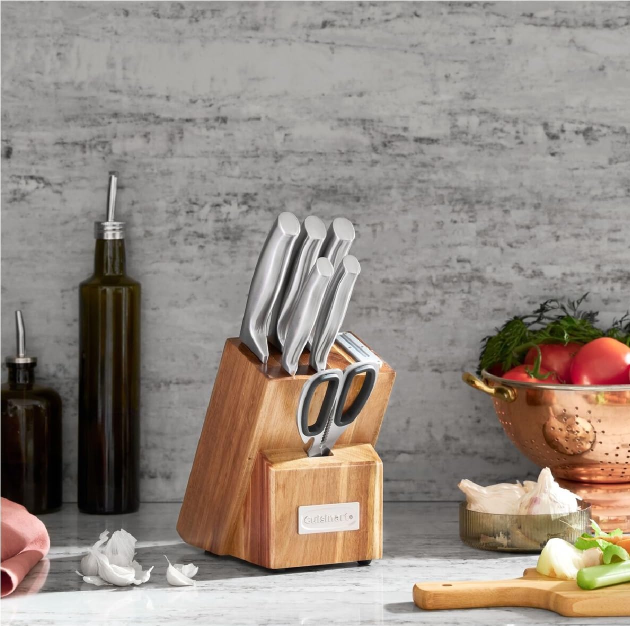 Cuisinart Juego de Cuchillos Esenciales de Acero Inoxidable de 7 Pi...