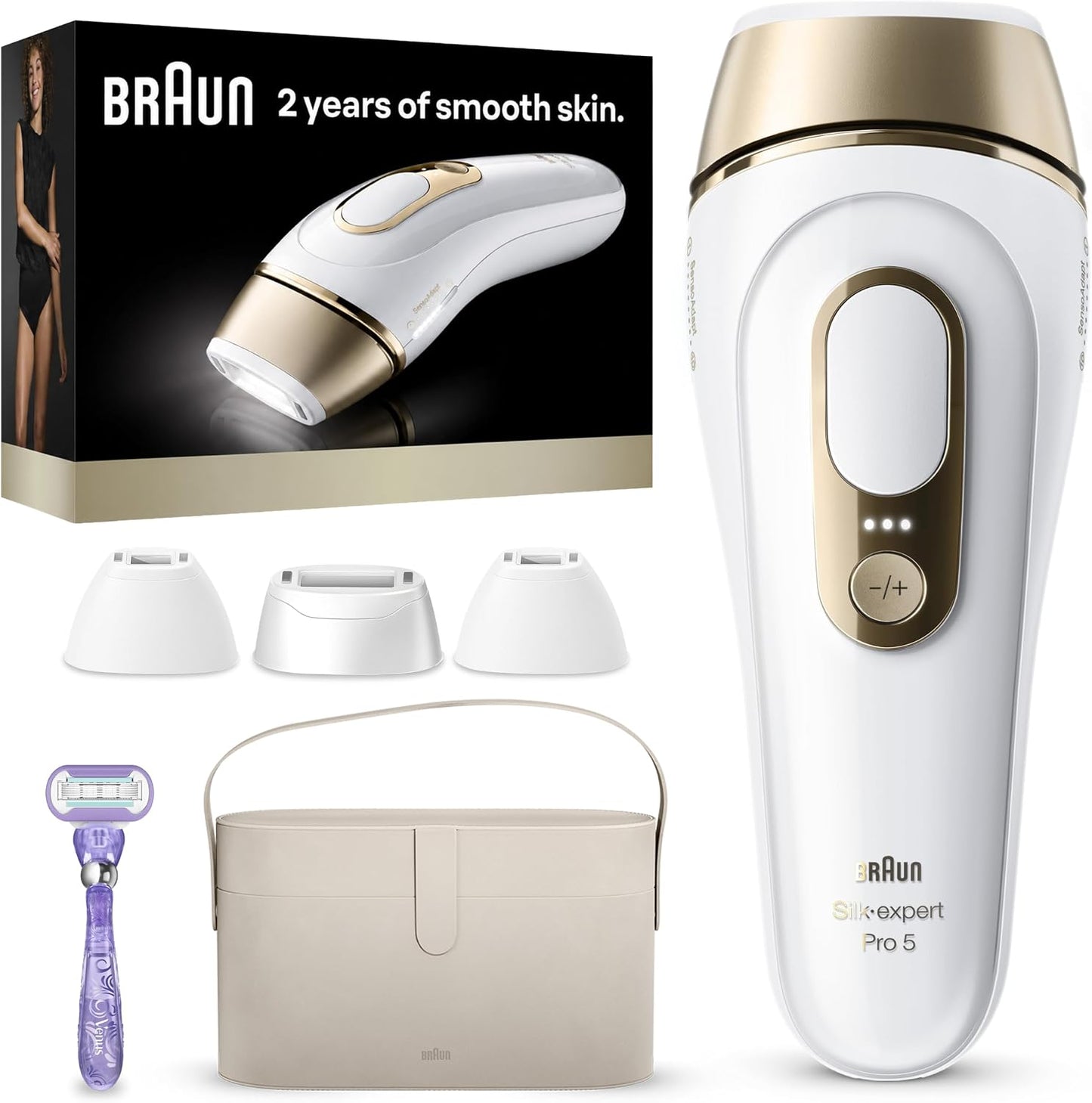 Braun IPL Silk·Expert Pro 5 PL5347 - Sistema de depilación en casa...