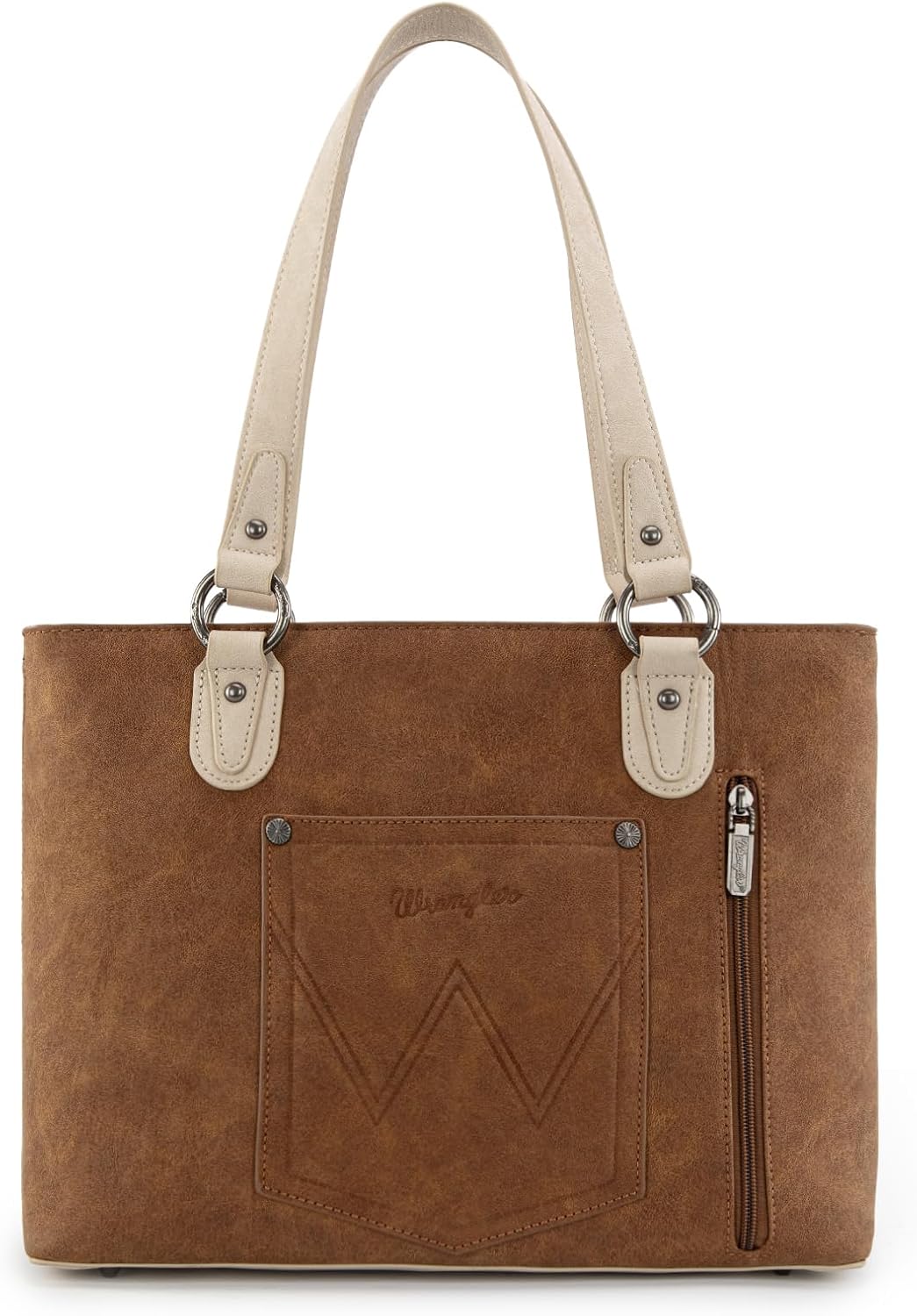 Montana West Wrangler Bolso de mano para mujer con múltiples bolsil...