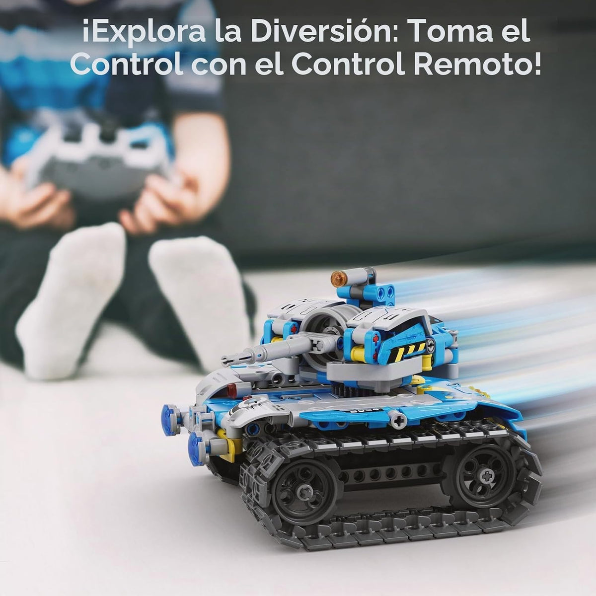 Mibido Kit de construcción de robot con control remoto, regalos STE...