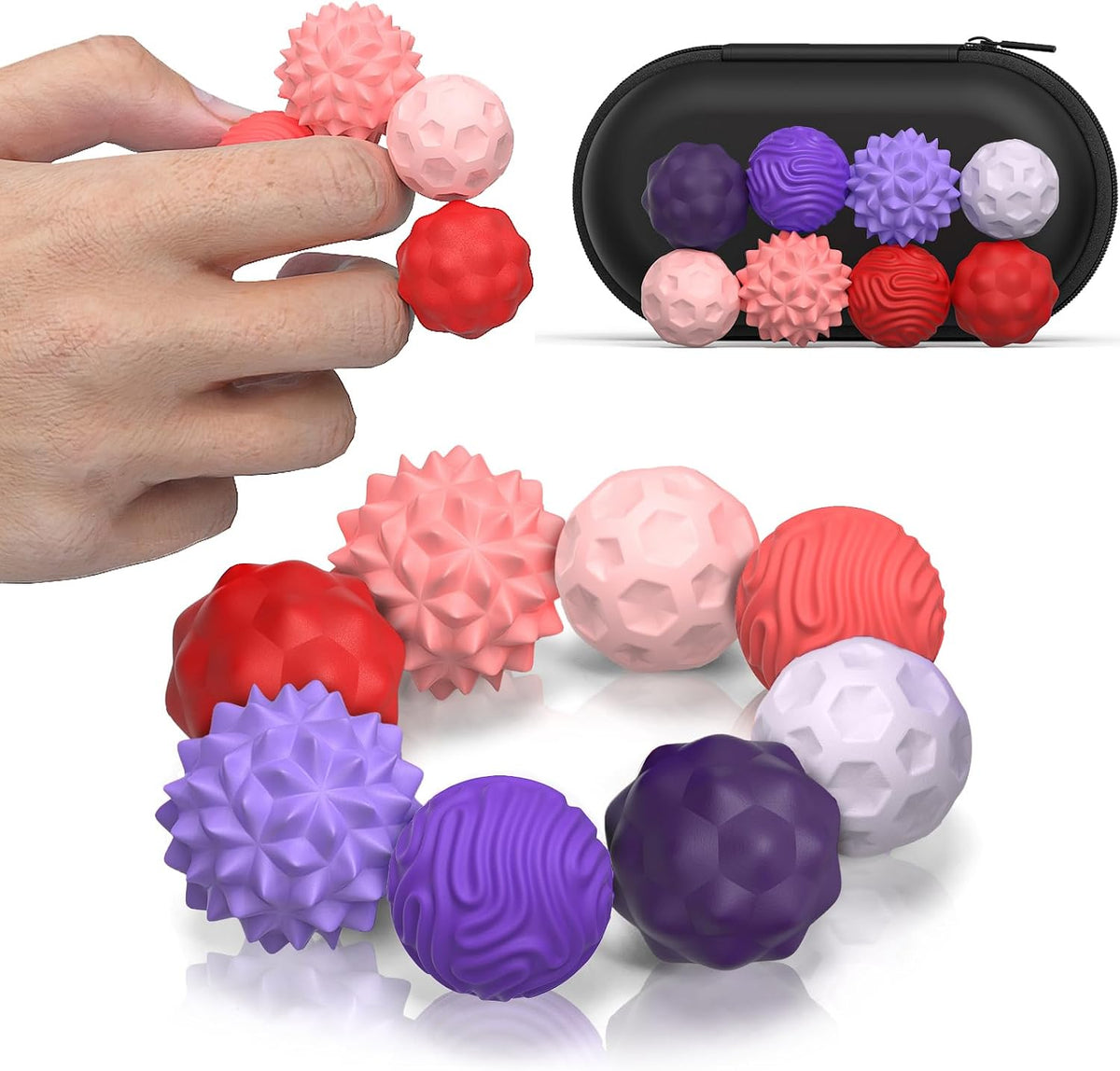 Pelotas magnéticas para adultos y adolescentes, juguetes silencioso...