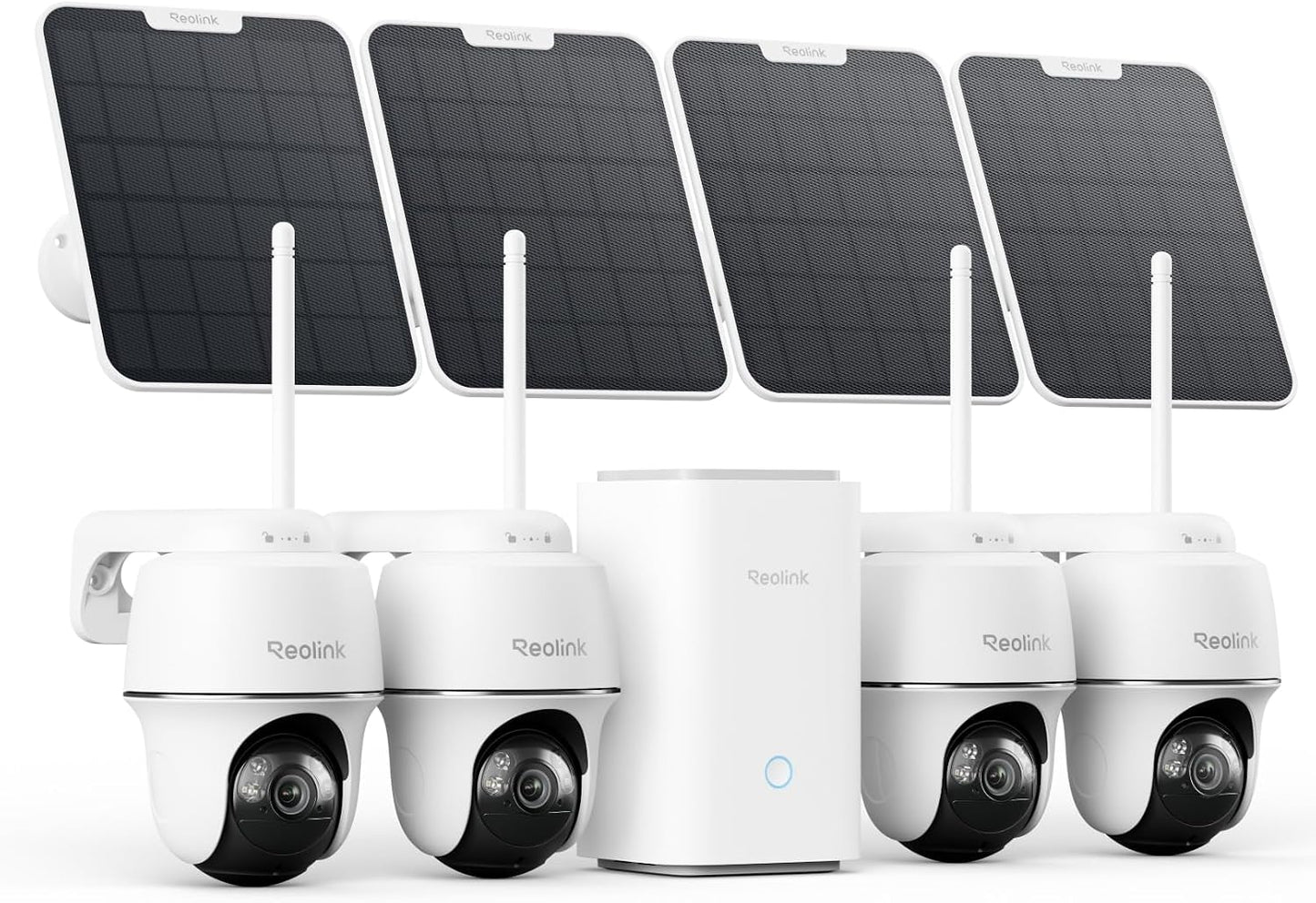 REOLINK Argus PT Ultra 4K - Cámara de seguridad solar para exterior...
