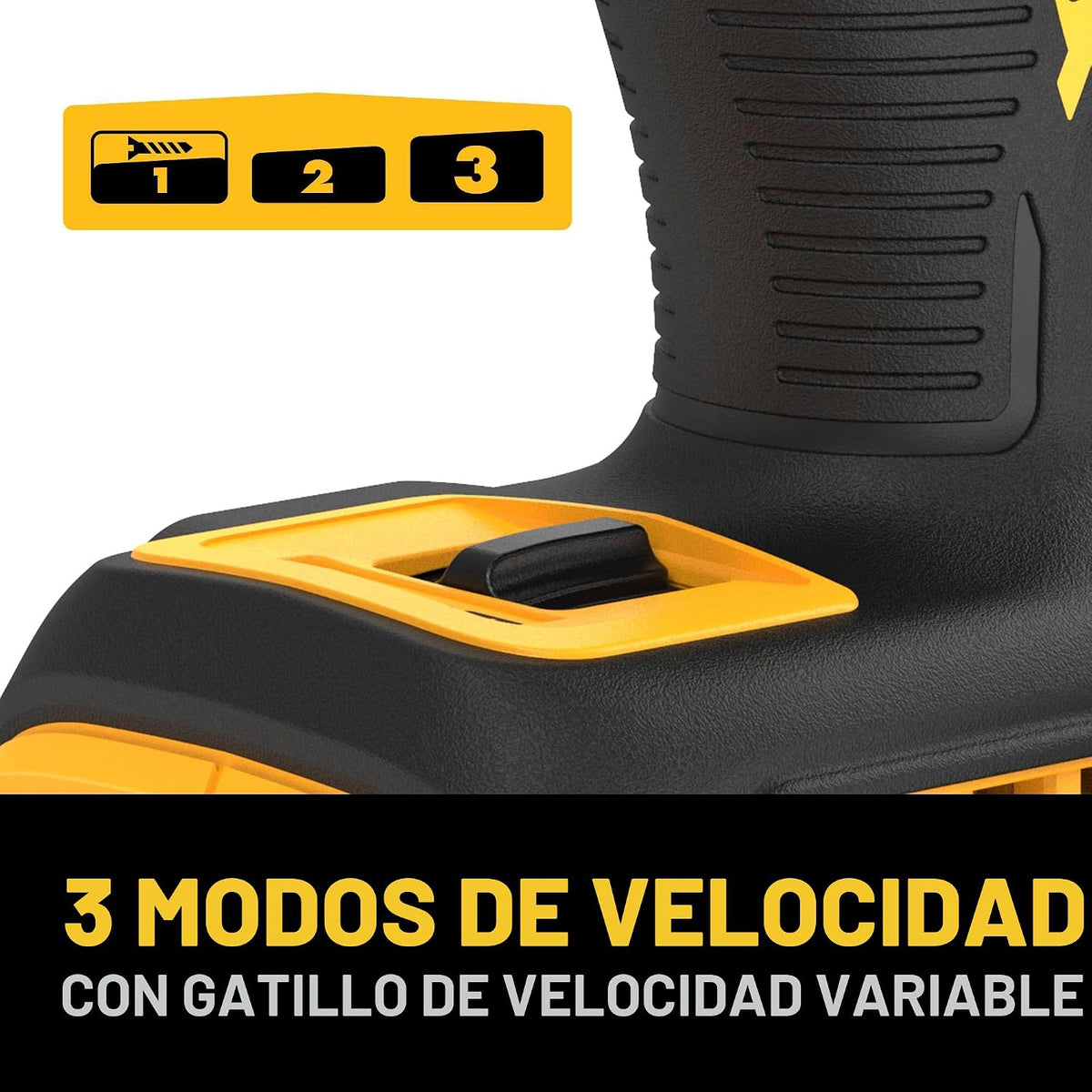 DEWALT Destornillador de impacto MAX XR de 20 V, par alto de 1\/4 p...