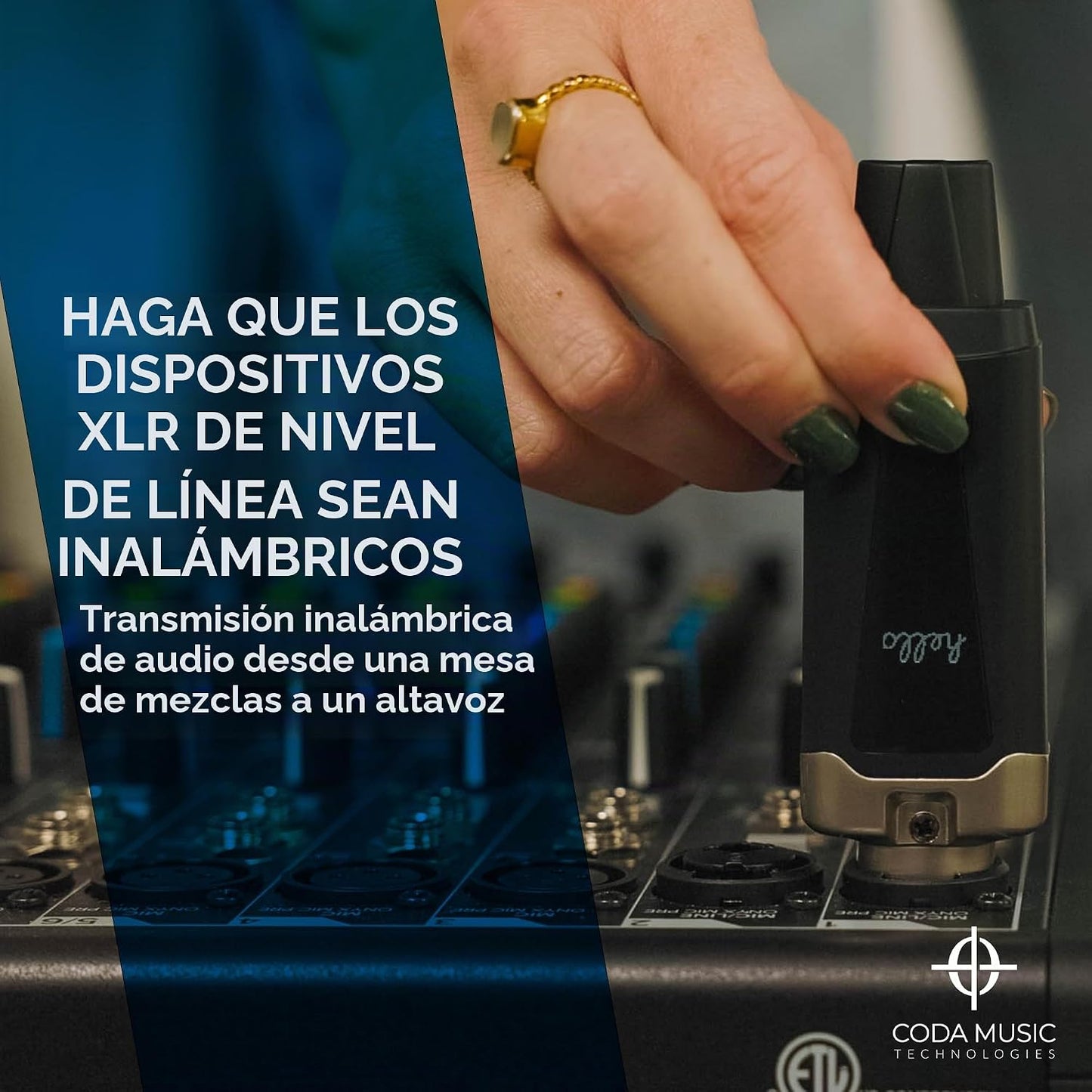 AirSync - Transmisor y receptor inalámbrico XLR, sistema de micrófo...
