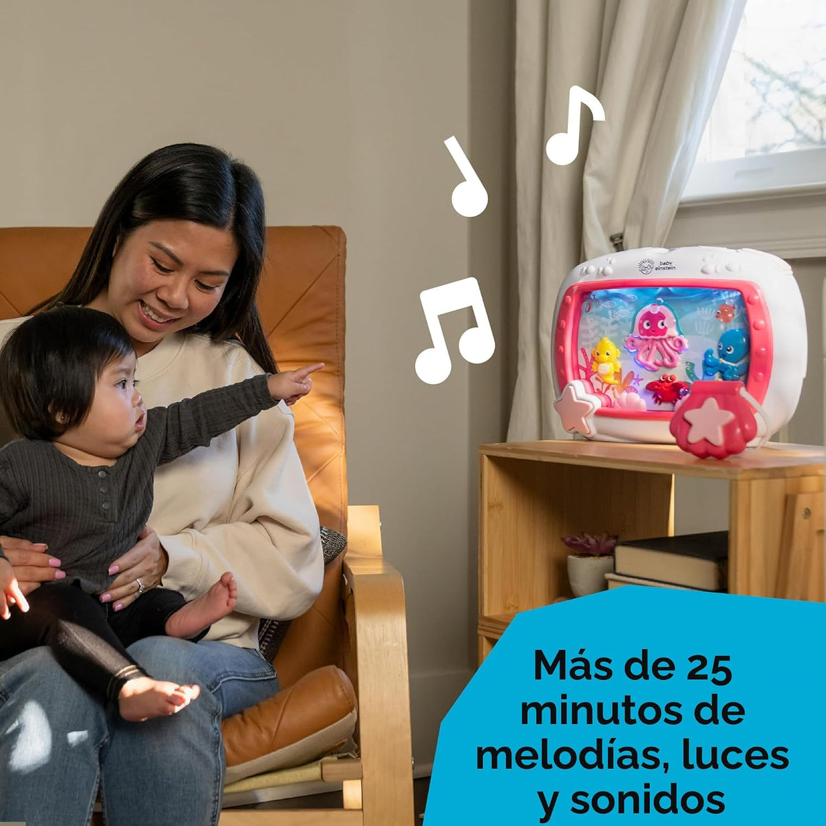 Baby Einstein Sea Dreams Soother - Juguete musical calmante para cu...