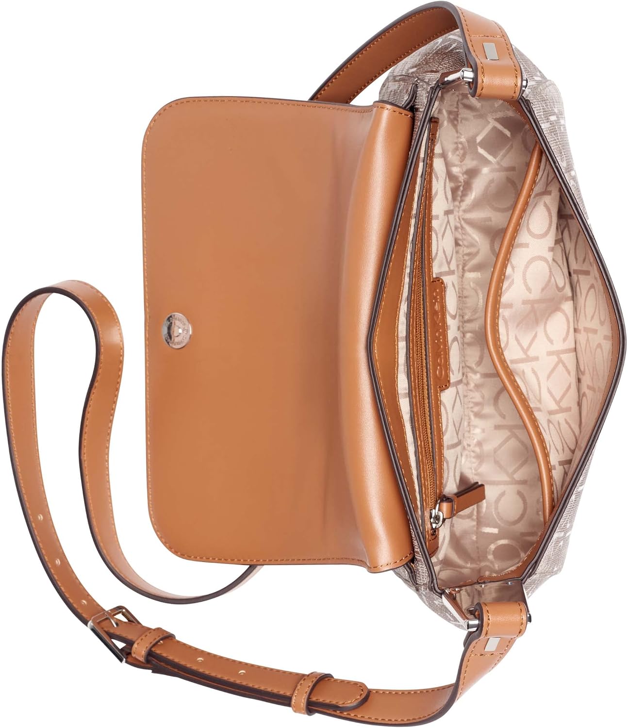 Calvin Klein Bandolera Charlie Flap para mujer