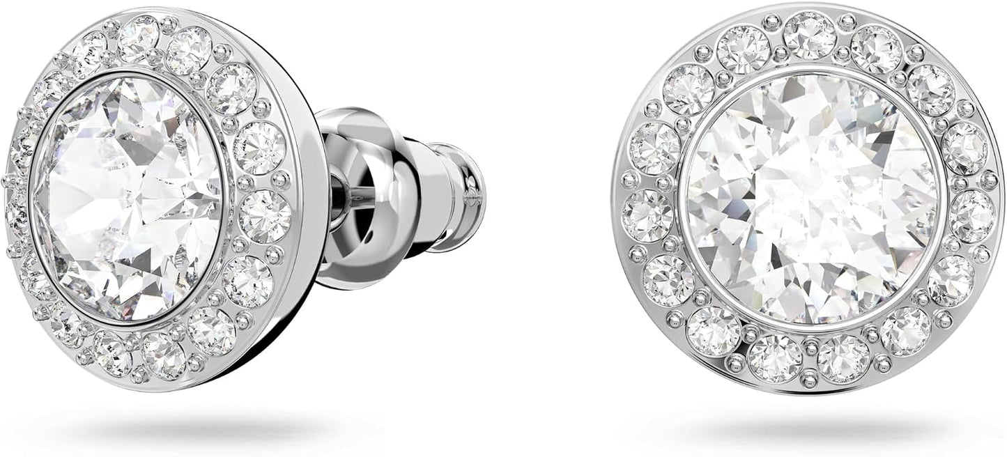 Colección de Pendientes de Botón de Cristal Angelical Una de Swarovski