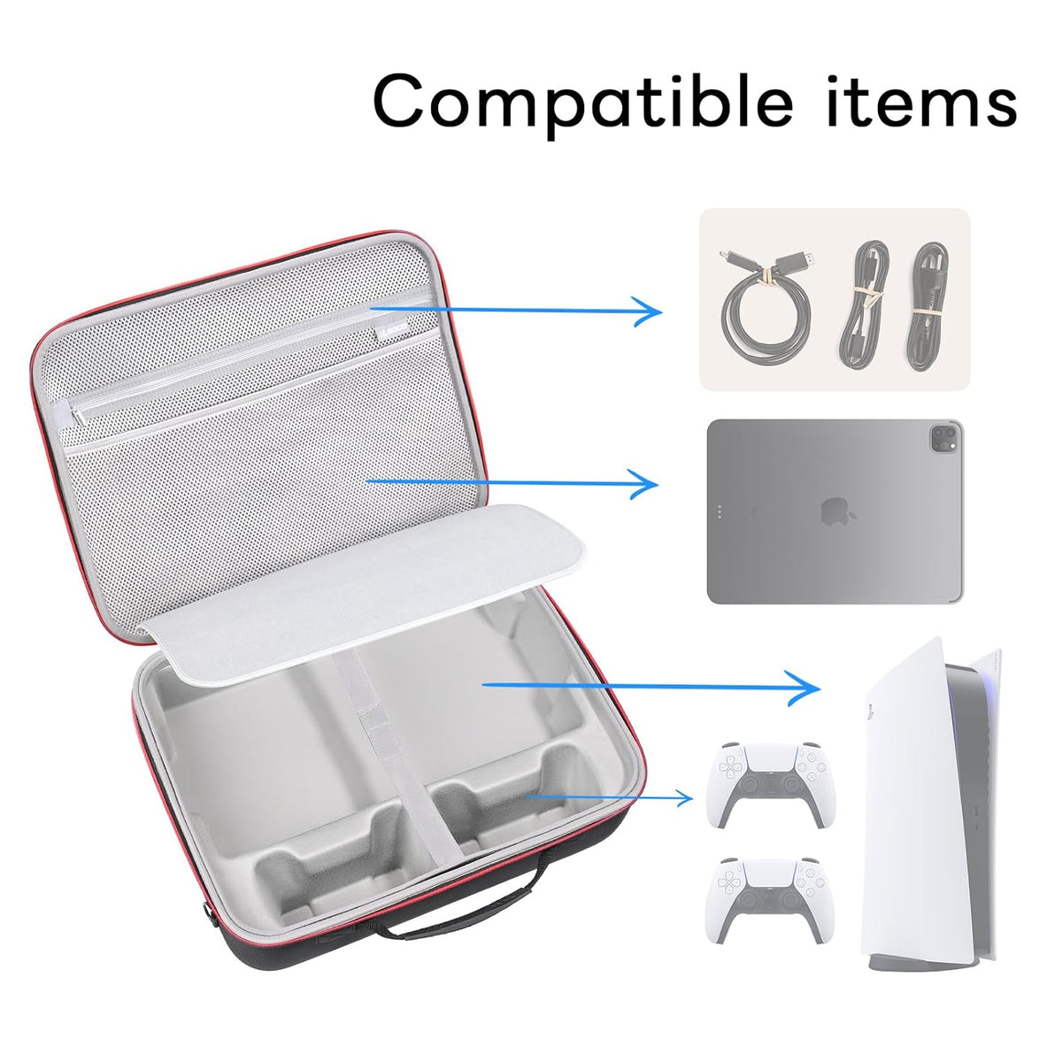 RLSOCO - Funda de transporte para PlayStation 5 Pro Edición digital...