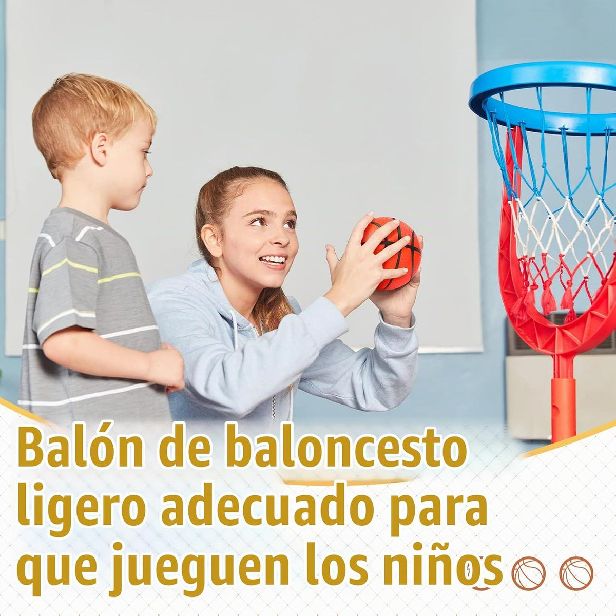 Civaner - 20 unidades de mini baloncesto de goma inflables para niñ...