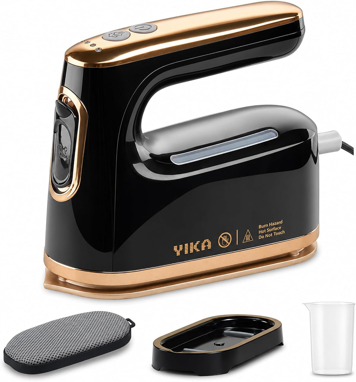 YIKA Vaporizador y Plancha de Ropa 2-en-1, Vaporizador de Tela de R...