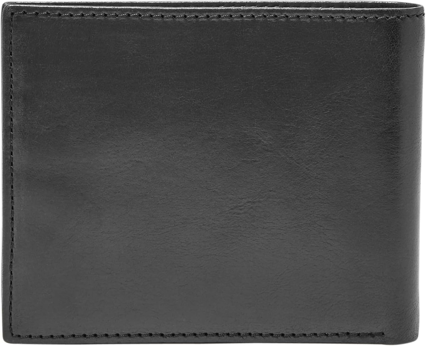 Fossil - Cartera de cuero plegable para hombre Hayes con ventana ab...