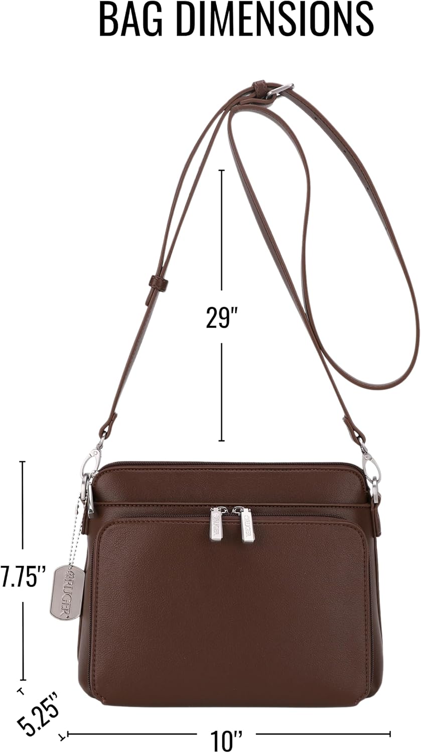 JESSIE&amp;JAMES\/RUGER Athena Everyday Carry Crossbody Bag para mu...