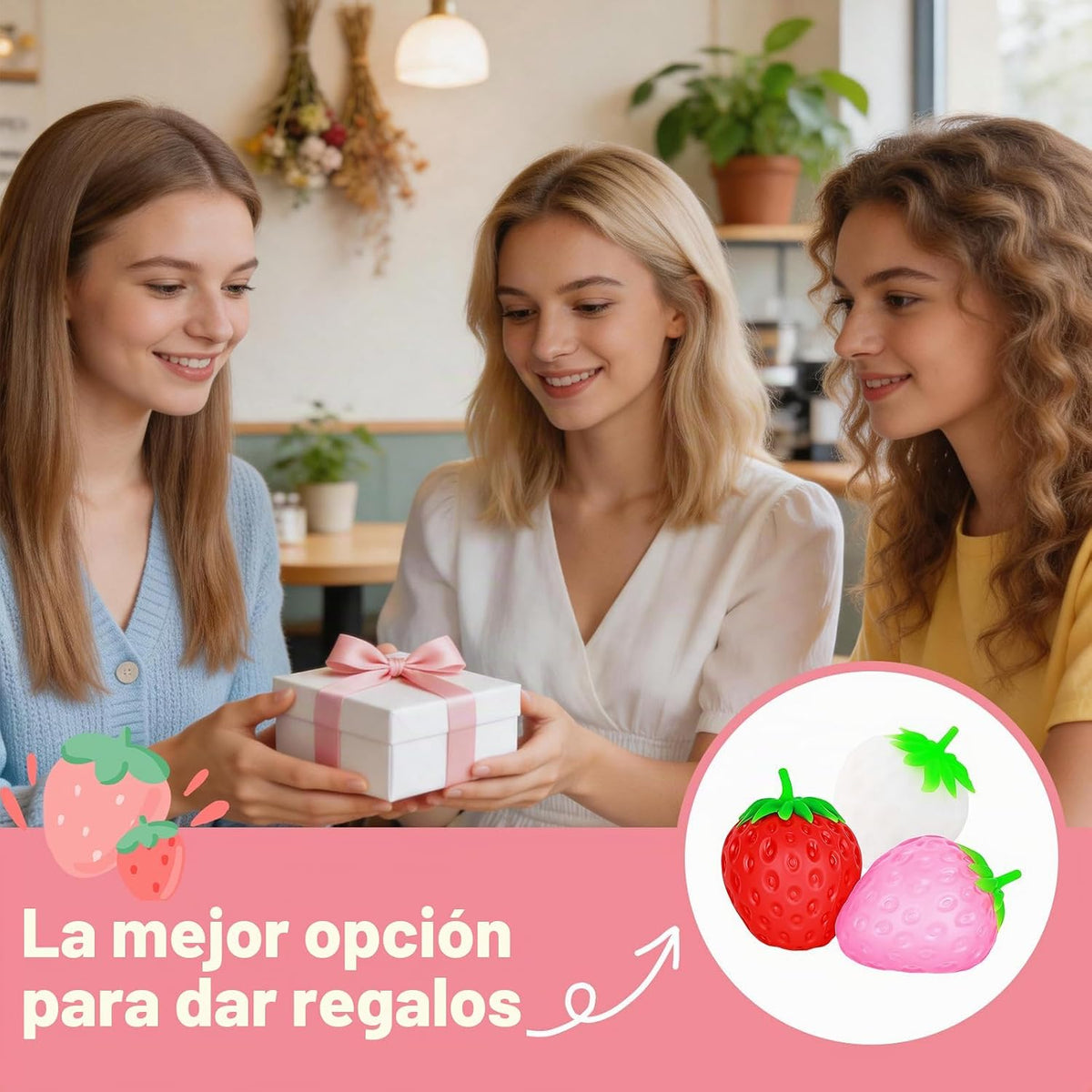 Juguete sensorial sensorial de fresa Squishy gigante gigante gigant...