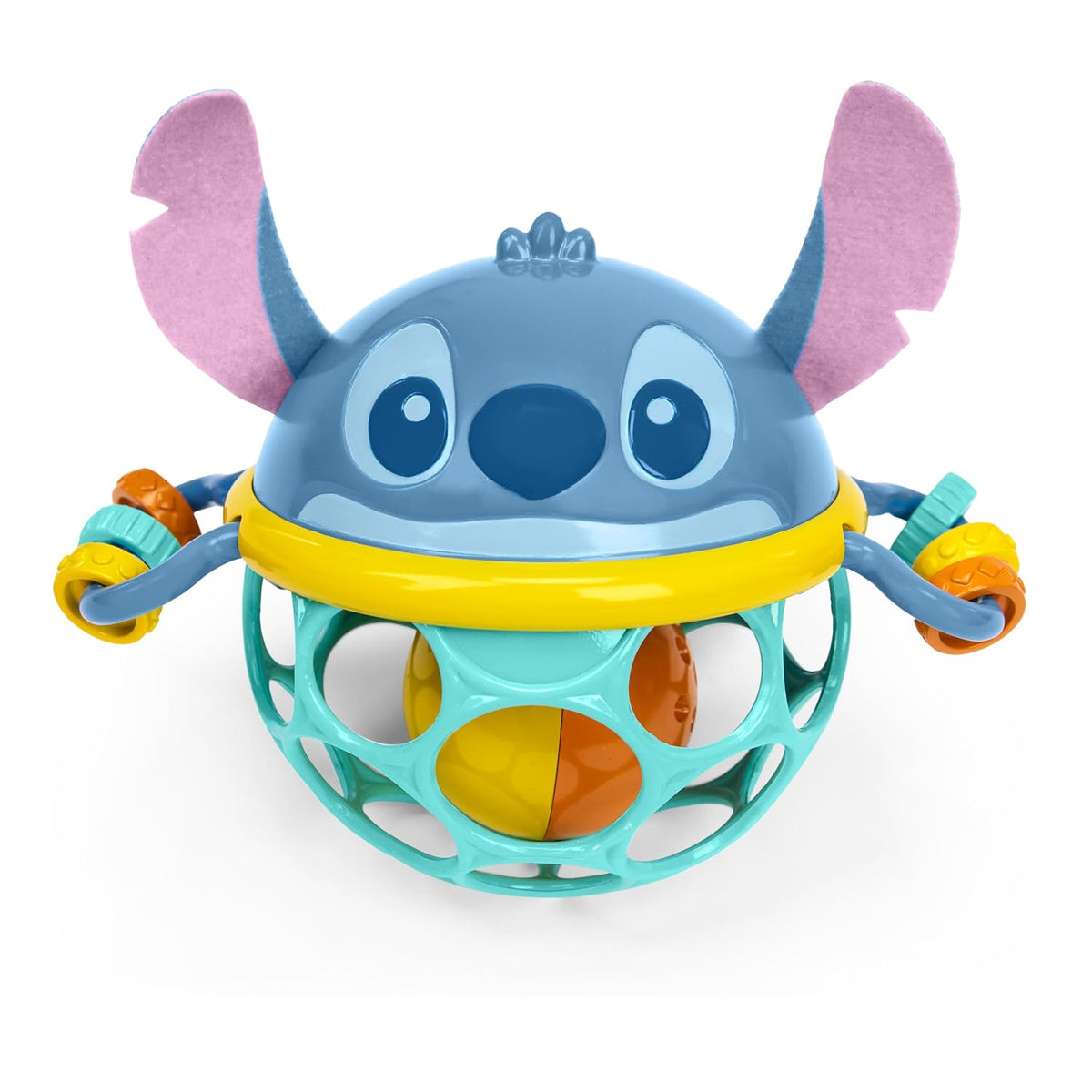 Sonaja de Disney Baby Stitch Oball de Bright Starts, juguete fácil...