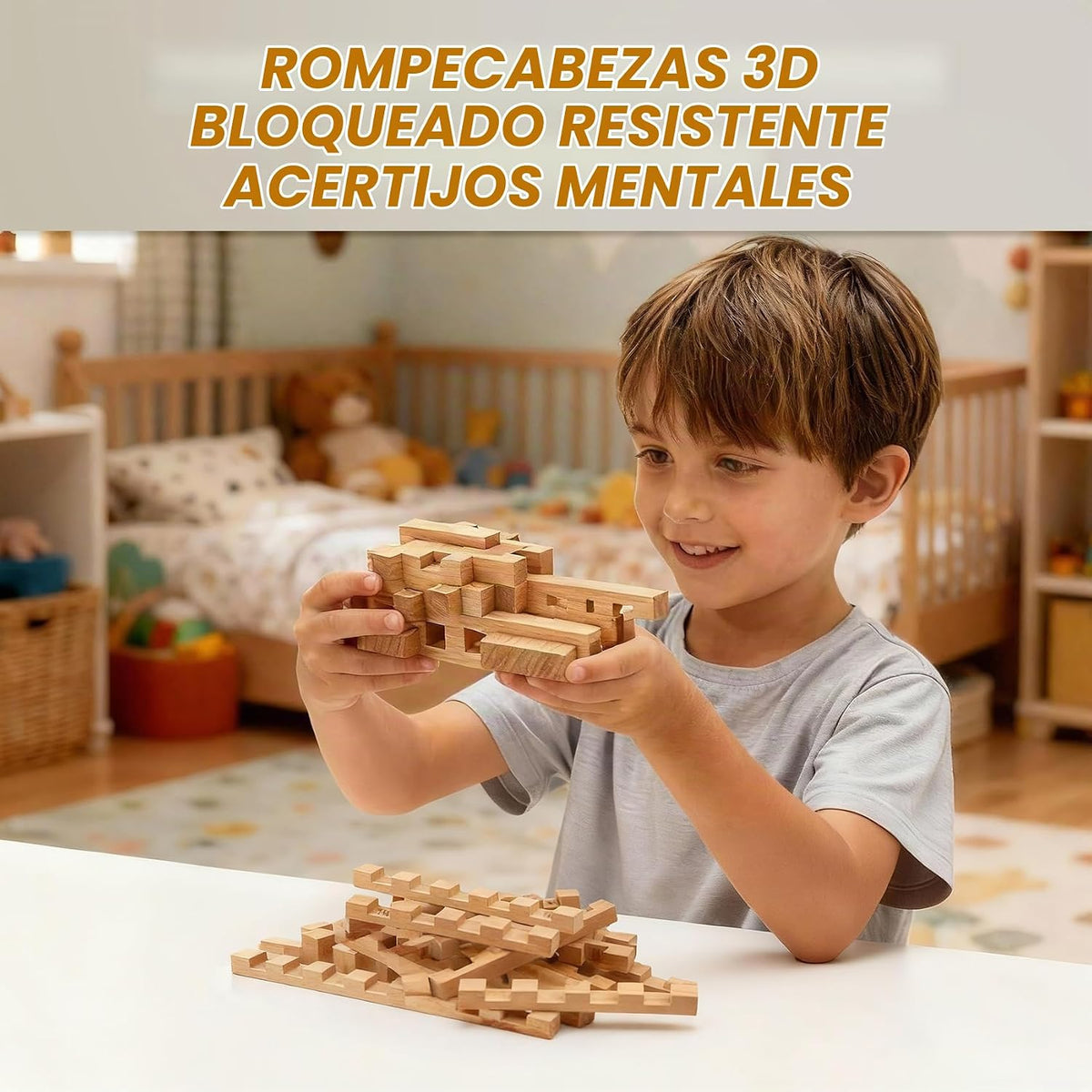 GLCforever Bloques de construcción de madera STEM \u2013 Más de 20...
