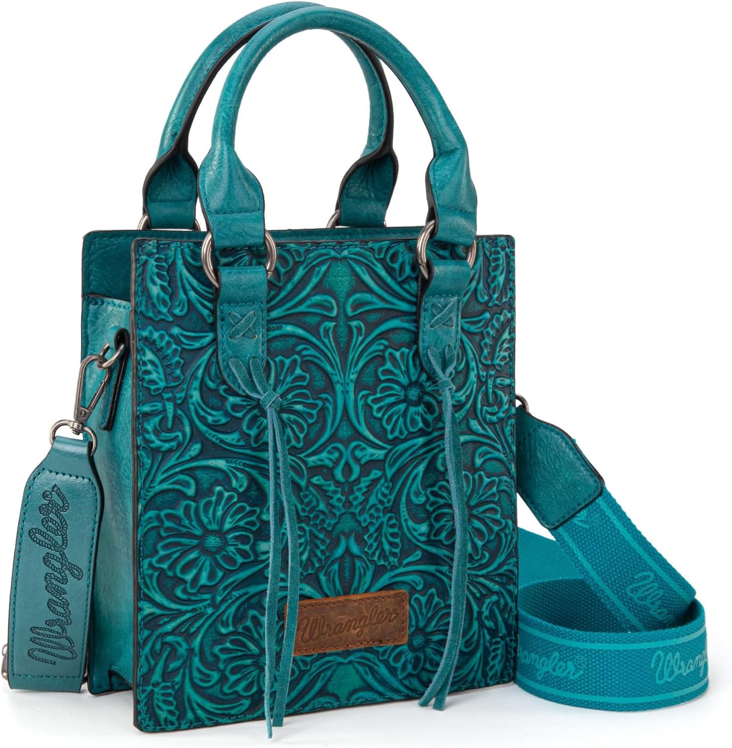 Wrangler Bolso Cruzado en Relieve para Mujer con Asa Superior, Bols...