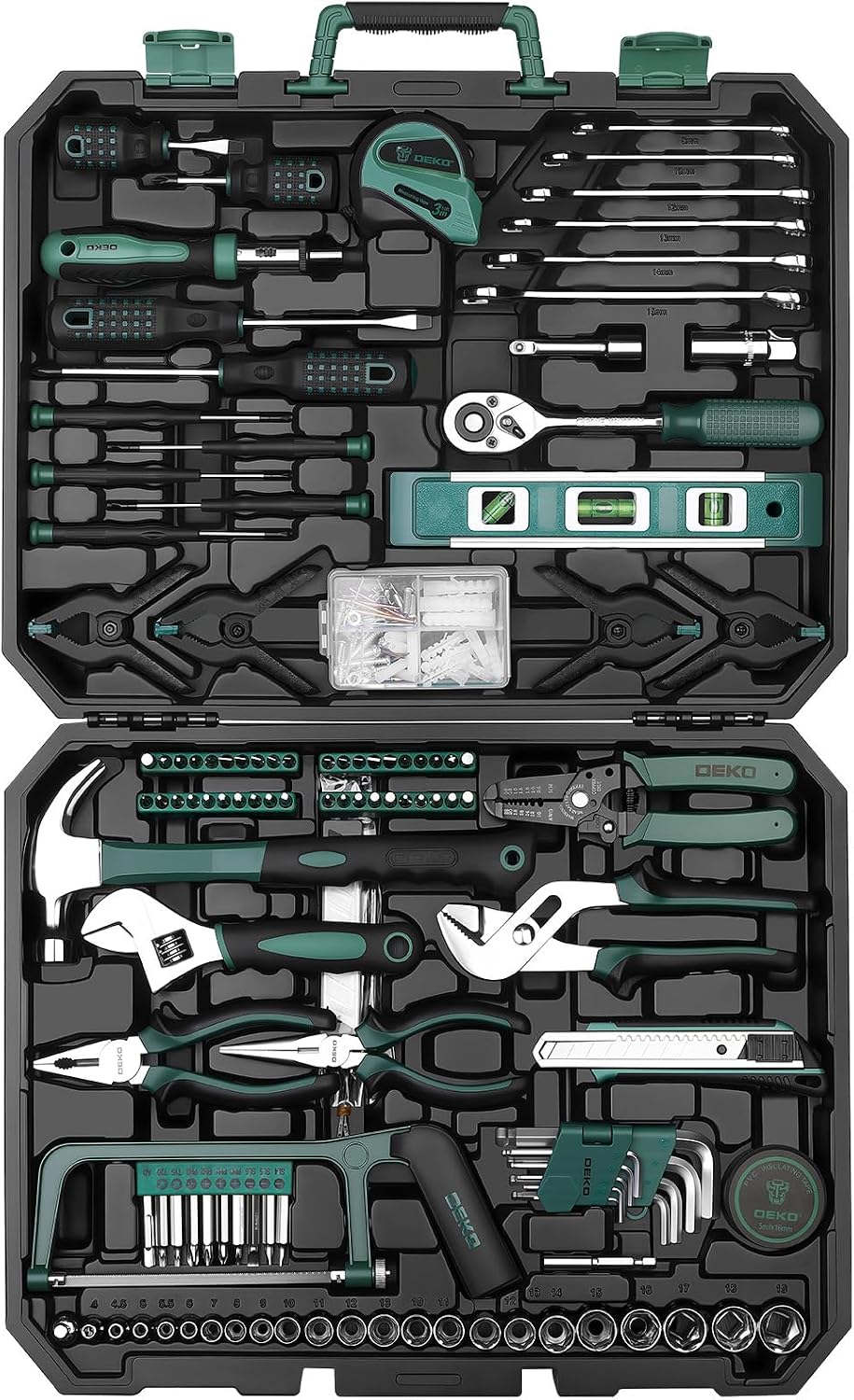 DEKOPRO Juego de herramientas: Kit de herramientas para el hogar de...