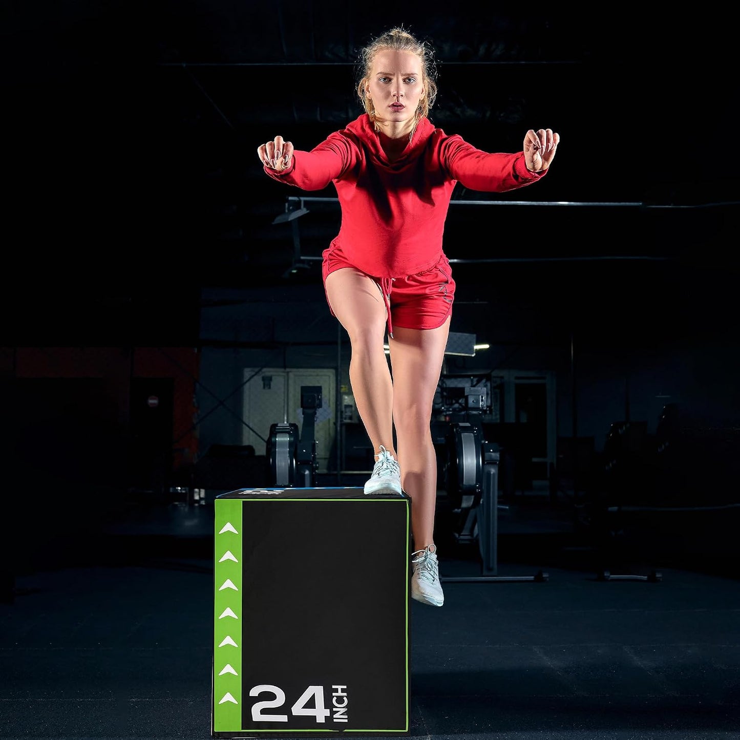 BalanceFrom Caja de salto pliométrica de espuma 3 en 1 para gimnasi...