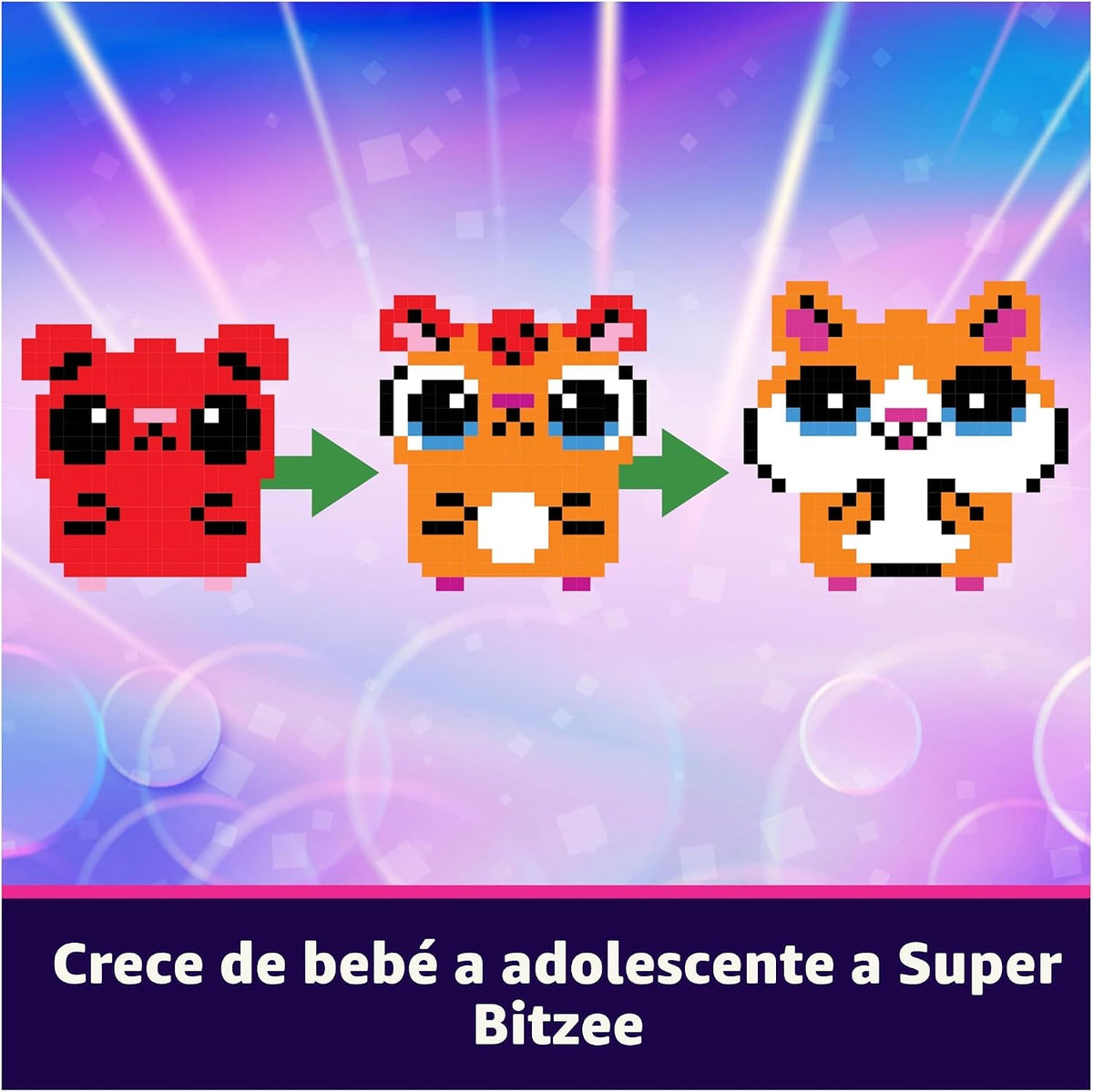 BITZEE, Hamster Ball - Hamster de juguete interactivo con más de 20...