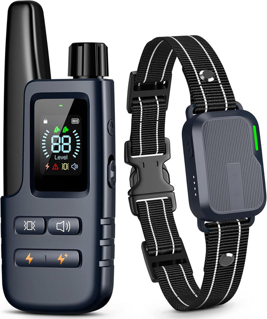 HapTop Collar de choque para perros \u2013 Collar de entrenamiento...