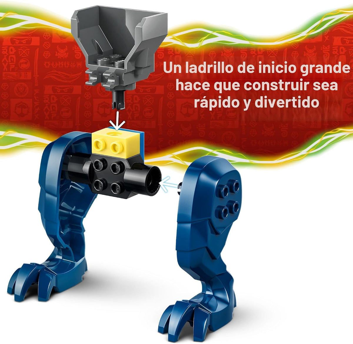 LEGO NINJAGO Juego de construcción de lucha de mecha de dragón de J...