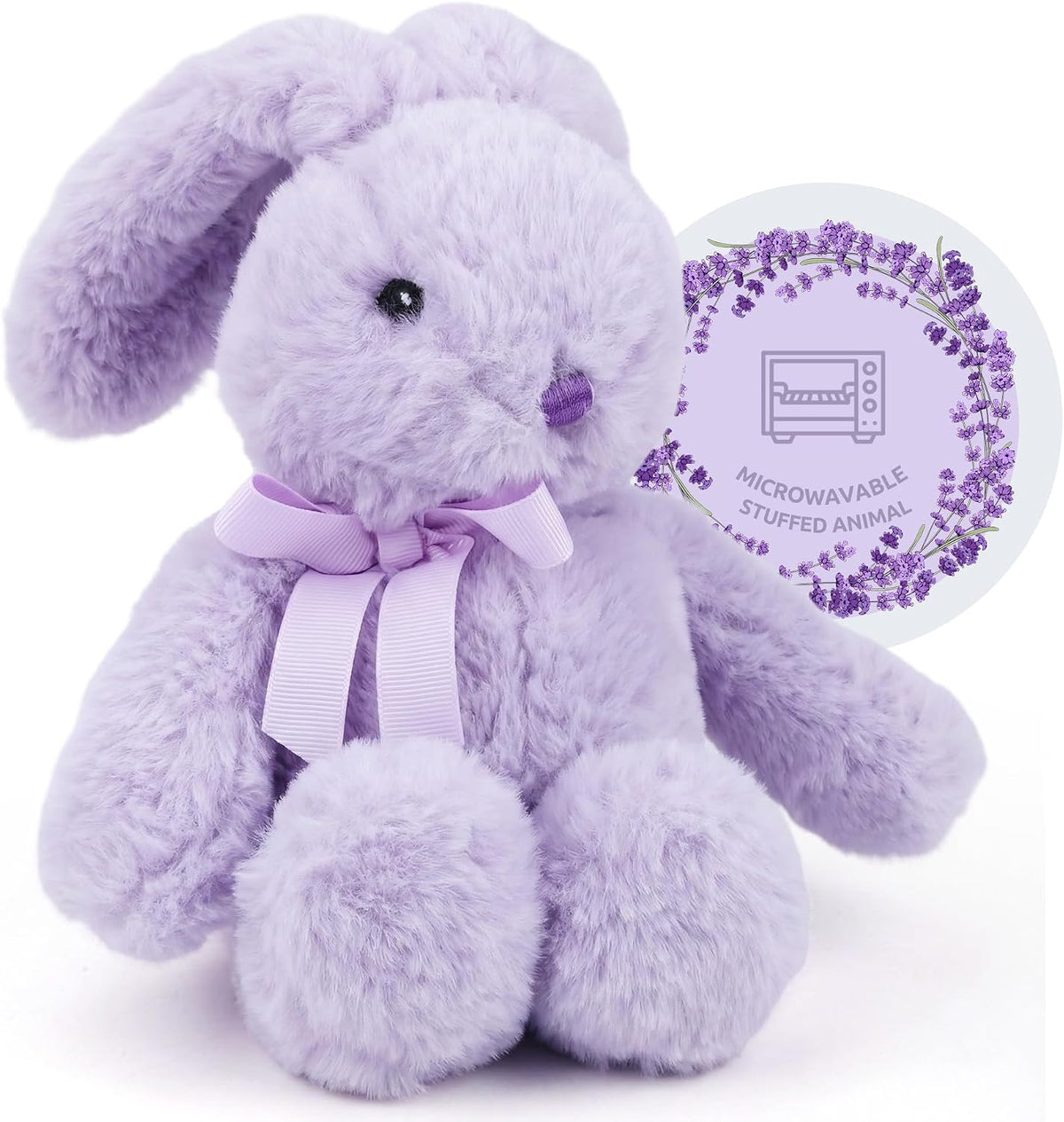 Peluche de conejo de lavanda para microondas, juguete de peluche co...