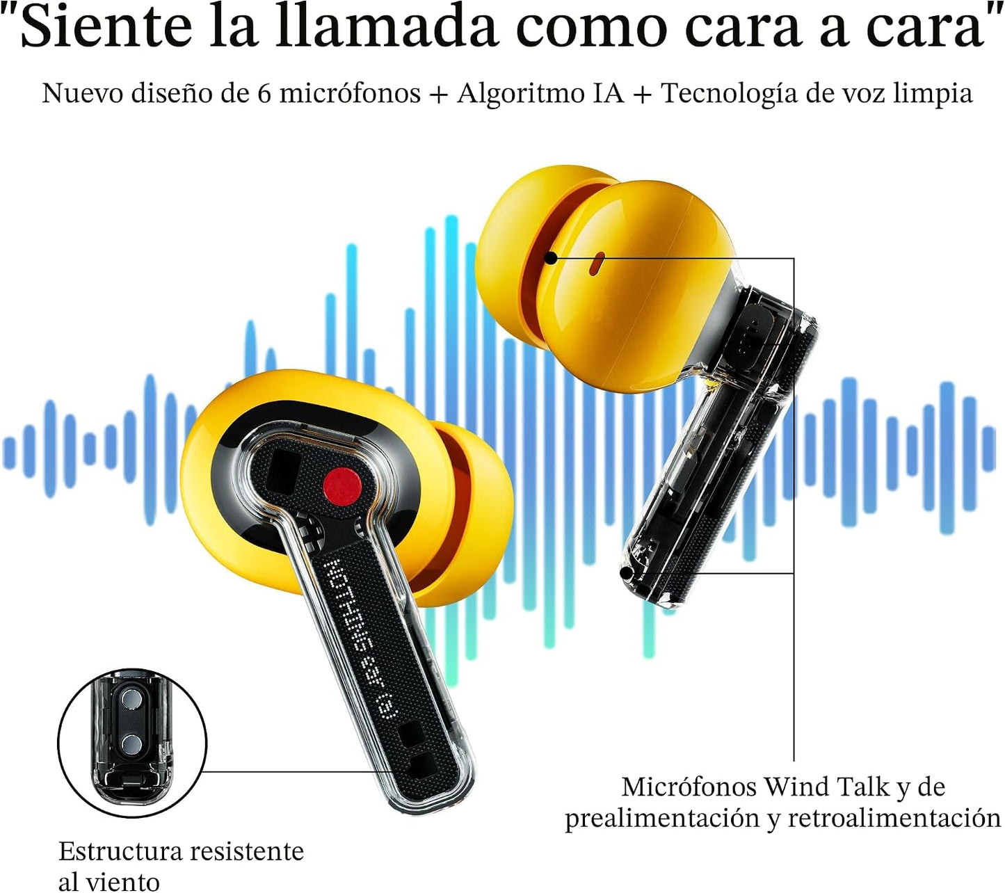 Nothing Ear (a) Auriculares Inalámbricos, Auriculares con Cancelaci...