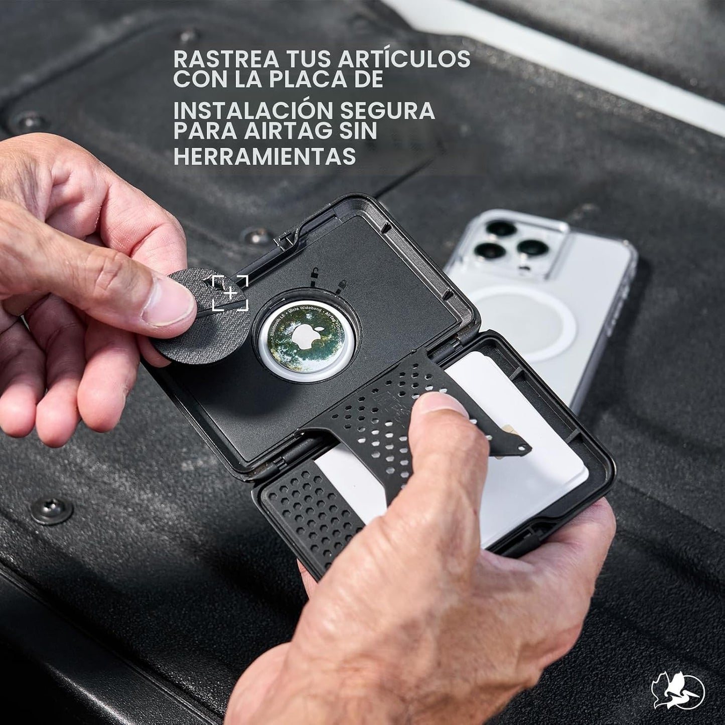 Pelican Protector AirTag MagSafe Billetera\/Tarjetero con bloqueo R...