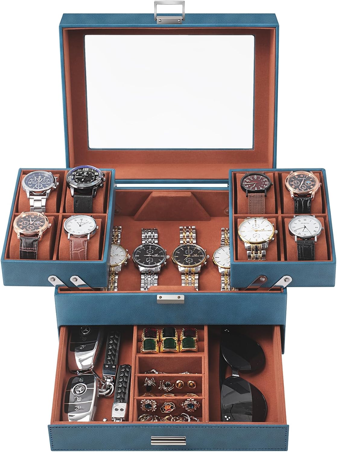 Caja de Reloj Dajasan, Estuche de Reloj para Hombres, Estuche de Ex...