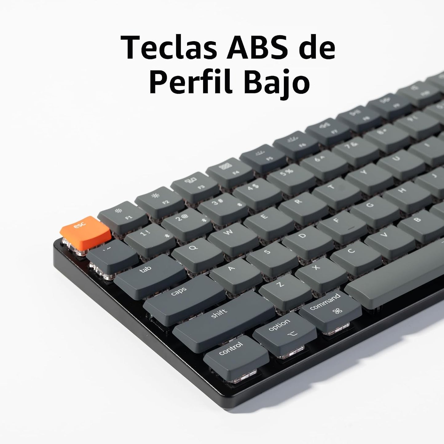 Keychron K3 Versión 2, Teclado mecánico inalámbrico Bluetooth\/USB...
