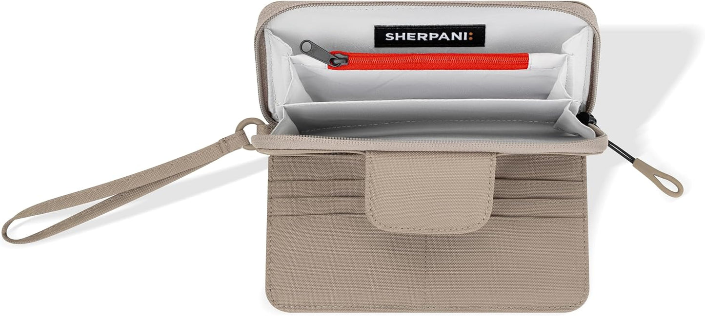 Sherpani Tulum, cartera con cremallera RFID para mujer, pulsera (Du...