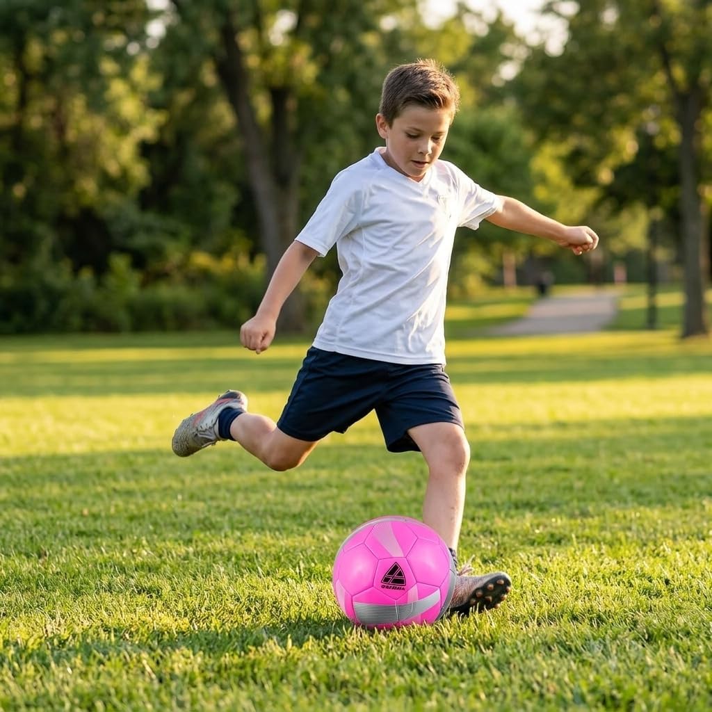 Balón de fútbol Vizari con flores