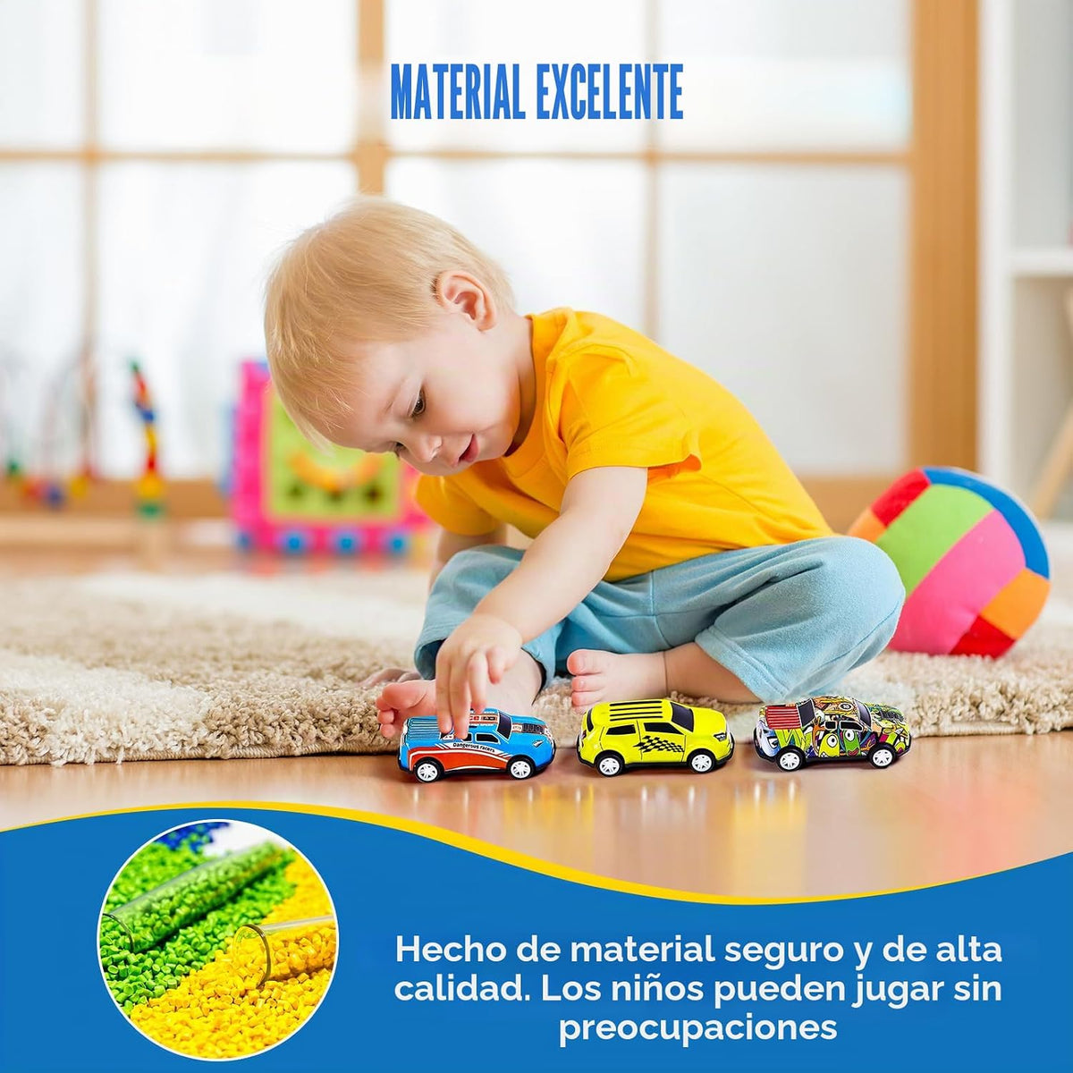 ZHFUYS 36 autos de juguete de metal con retroceso para niños, autos...